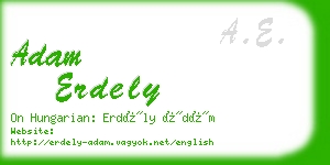 adam erdely business card